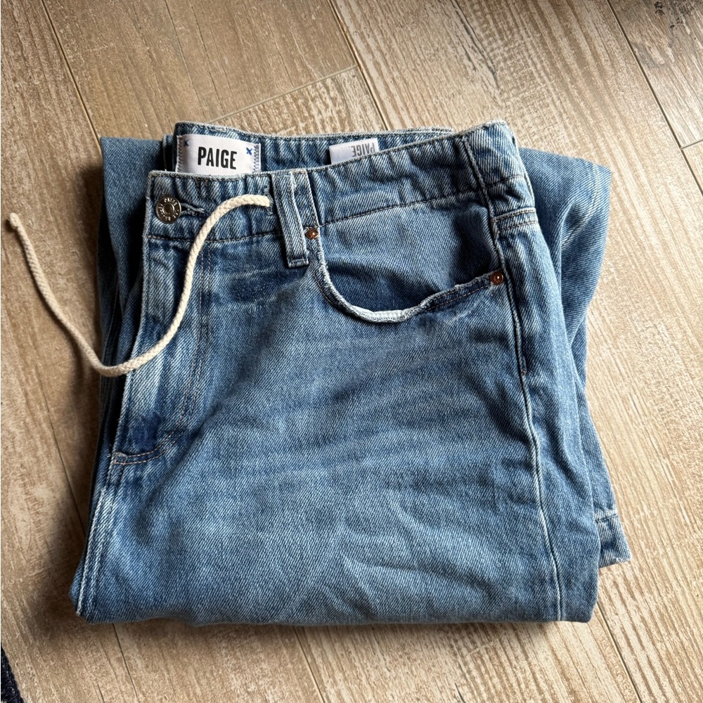 PAIGE Light Blue Denim Pants